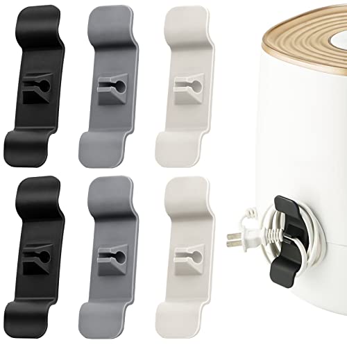 CHENEVER - Enrollador de cable de 6 piezas para electrodomésticos de cocina, organizador de cable de cocina, enrollador de cable, abrazadera de cable de gestión de cable autoadhesivo de silicona Cover