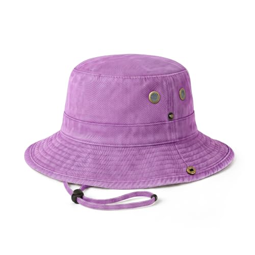 Image of Hot Summer Bucket Hat - Trendy Cotton Sun Hat for Beach, Golf, Fishing