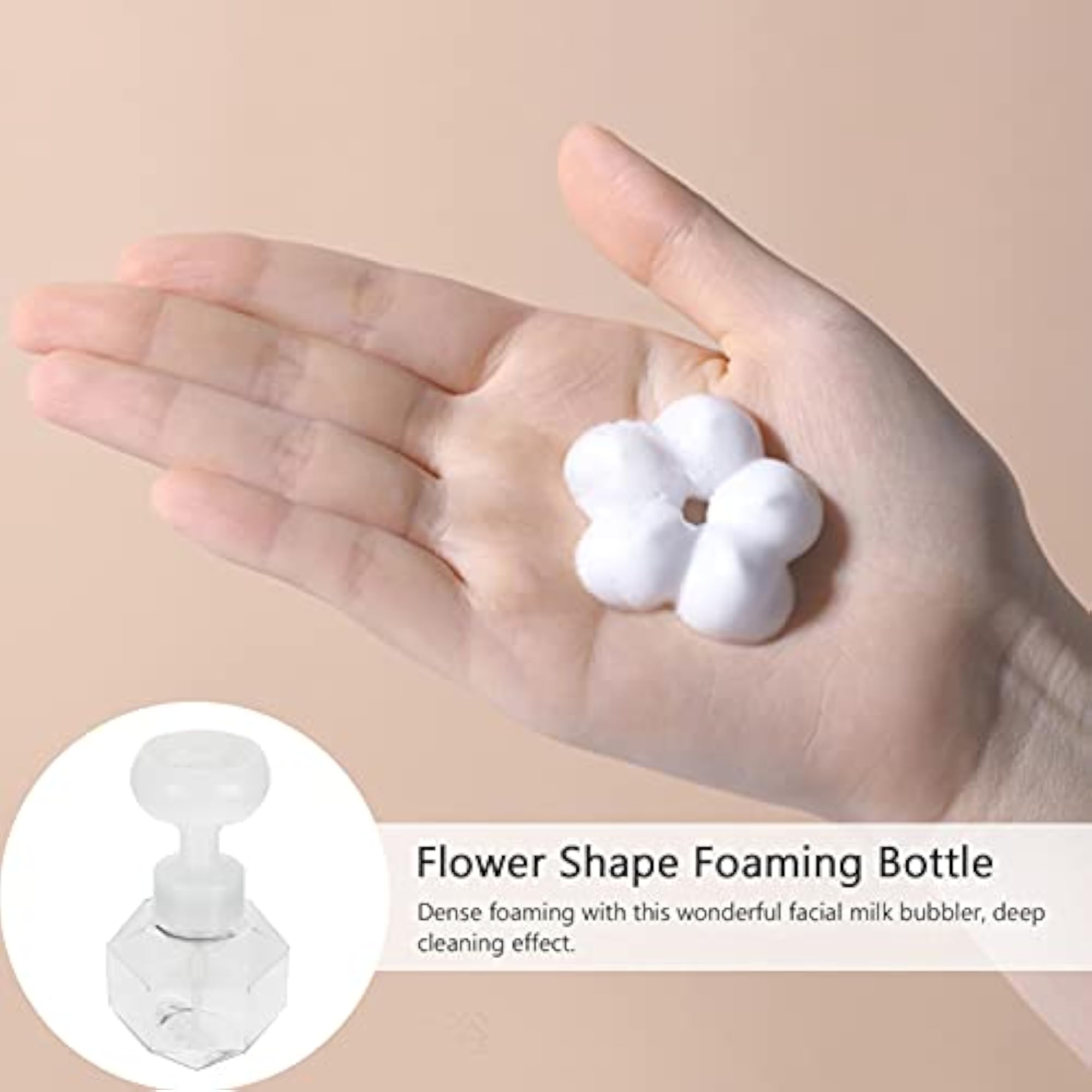 300ml Flower Shaped Refillable Liquid Soap Dispenser