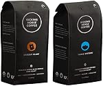 Kicking Horse Coffee, Grizzly Claw, Dark Roast, Whole Bean, 1 lb - Certified Organic, Fairtrade & Three Sisters, Medium Roast, Ground, 284 g - Certified Organic, Fairtrade, Kosher Coffee