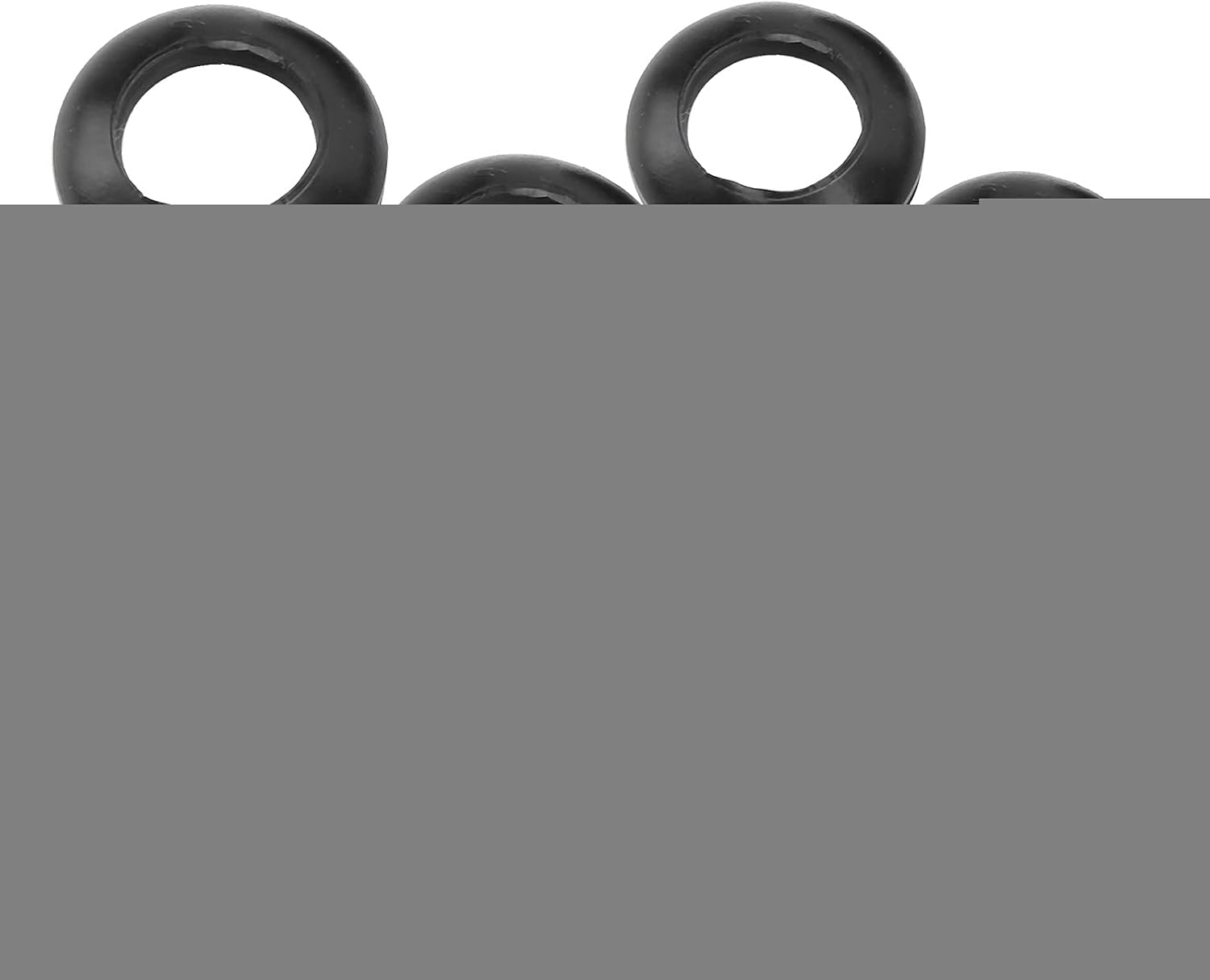 Winding Check Ring, 60PCS Fishing Rod Trim Ring Fishing Rod Building Silicone Elastic Winding Check Dress Ring Fishing Reel Care Accessories(9.5MM) Other Fishing Tools and Accessories