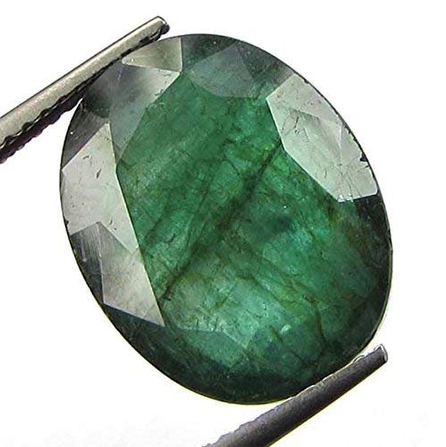 Émeraude verte naturelle 4.72 carats certifiée A++ en laboratoire pour haute joaillerie