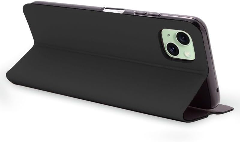 Cool Flip Cover Case for iPhone 15 Plus Elegance Black