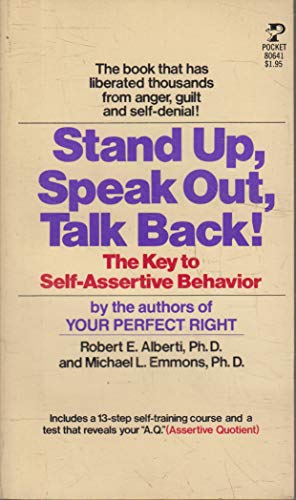 STAND UP, SPEAK OUT, TALK BACK! The Key to self... B000JFNBUC Book Cover