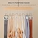 Greyoe Krawattenhalter Pack of 2, Gürtelhalter Kleiderschrank, Schalbügel, Hanging Bag Rack Multifunktionale Gürtel Krawatte Sling Hook Organizer für Krawatten, Schals, Tücher, Natur - Goldhaken
