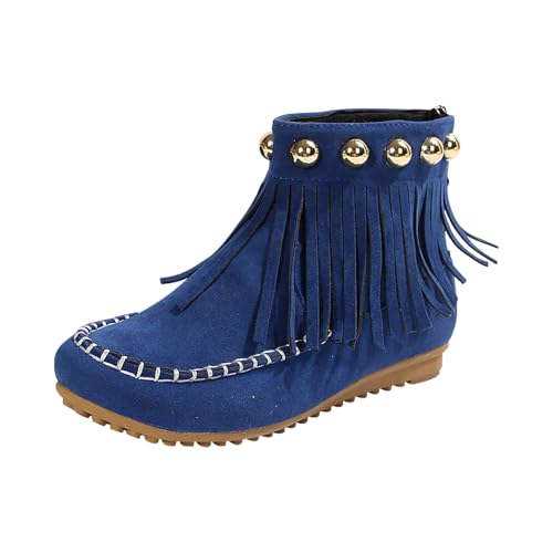 Bottines femme talon compensé confortables bottes d'hiver chaudes antidérapantes casual