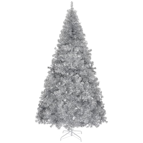 Karl Home 6 ft Silver Artificial Christmas Tree...