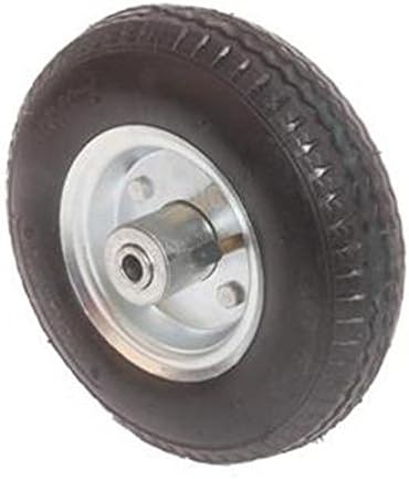 10" Pneumatic Air Fill Wheel, 4" Hub Length, 3/4" Ball Bearing, 350 lbs Load Capacity, Carts