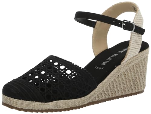Chaussure espadrille Anne Klein Zeena 41 sandale d'été noire femme
