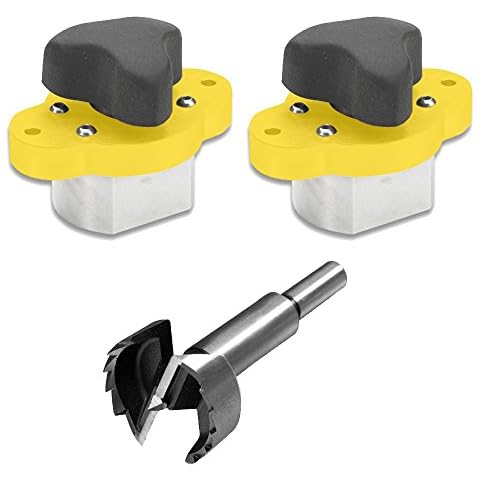 Magswitch MagJig 150 (Set of 2) w/ Magswitch 40mm Forstner Bit Cover