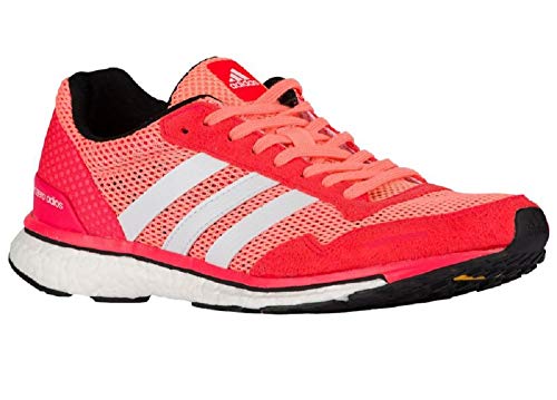 Adidas Mujeres Adizero Adios Boost Calzado Atlético, Orange/White, Talla 12