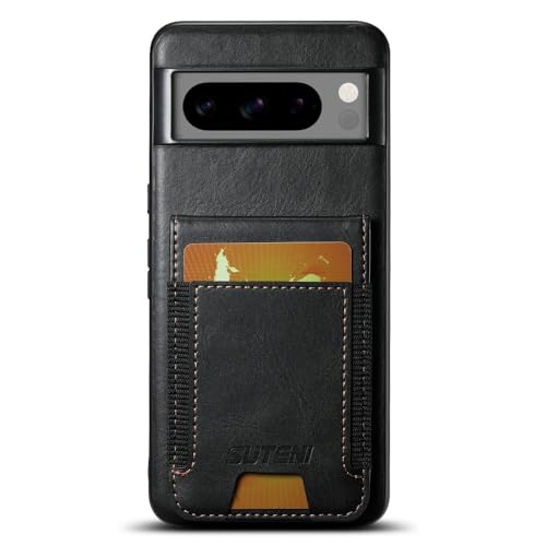 Coque Google Pixel 6 portefeuille en cuir à rabat magnétique et fonction support