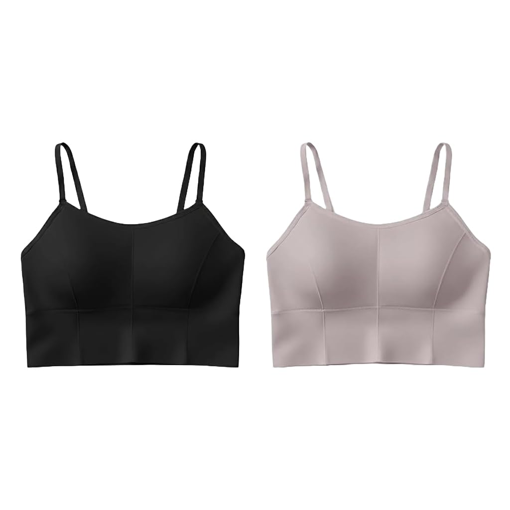 Everyday Wireless Lightly Padded Support Shaper Sports Bra for Women Soft Cup Full Coverage Easy Peasy Slip Bra Yoga Gym Activewear
