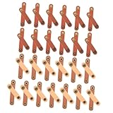 FRCOLOR 50 Stück PU Kabelhalter Lederoptik Flexible Kabelbinder für Datenkabel und Kopfhörer...