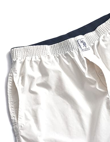 Image of U.S. POLO ASSN. Mens Solid Cotton Mid Rise Boxers - Pack of 1