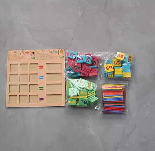 Montessori Wooden Domino Math Toys miniatura 4