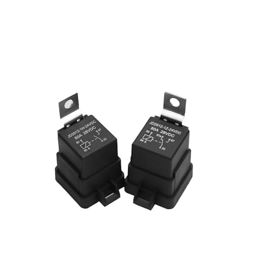 12V Four-Pin and Five-Pin Automotive Modification 80A Waterproof Integrated Relay with Wire Socket(12vfive-pinrelay+Socket)