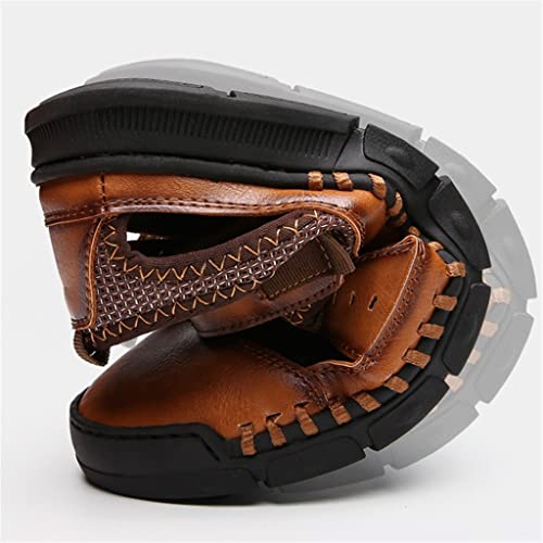 Leather Men's Sandals Classic Men Casual Shoes Slip-On Beach Men Shoes Outdoor Sandals4