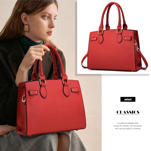 Bolso tote crossbody para mujer de cuero sintético miniatura 3
