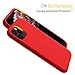 Miracase Liquid Silicone Case Compatible with iPhone 11 Pro Max 6.5 inch(2019), Gel Rubber Full Body Protection Shockproof Cover Case Drop Protection Case（Red）
