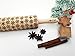 SNOWFLAKES Embossing Rolling Pin Laser Engraved Dough Roller for Christmas Gingerbread