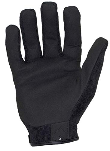 Ironclad Tactical Pro Gloves, Touch Screen, Neoprene Padded Knuckle, Terry Cloth Sweat Wipe, TPR Hook & Loop Closure, Medium Black - image 2