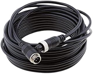 HUACANG 10M 33ft 4 Pin Aviation Extention Cable Waterproof for 4Pin Monitor Truck Van Trailer CCD Reversing Rear View Camera