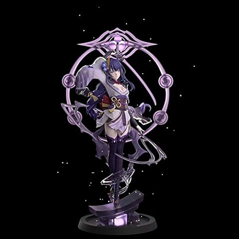 VIXDA Genshin Impact Yae Miko Anime Figure Genshin Impact Kamisato Ayaka Action Figure Paimon/Ganyu/Klee Figurine Model Toys Gifts (Color : C With Box) Cover