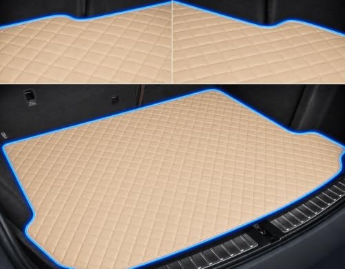 Image of Car Boot Mat for Skoda Slavia | Beige with Beige