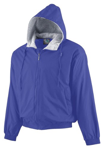 Image of Augusta Sportswear Unisex-Adult Hooded Taffeta Jacket /Fleece Lined