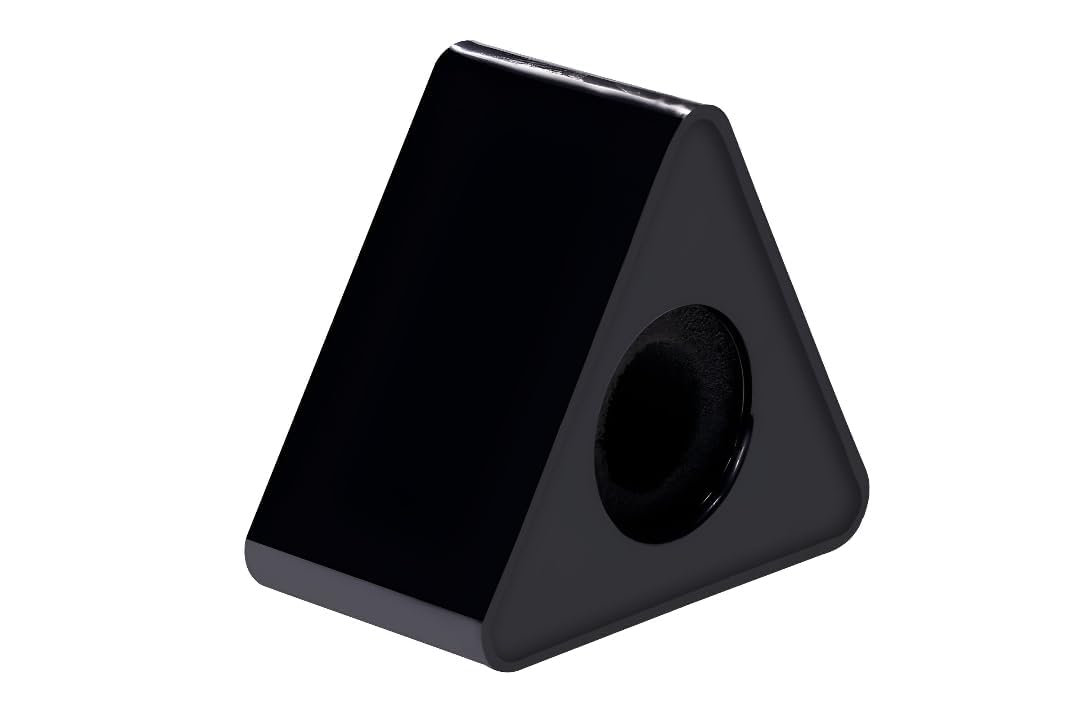 Syskonics MIC ID | Logo Station | Flag for Microphone With Self Adjusting Foam Inside | Acrylic | Triangular-image-21