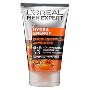 L’Oréal Men Expert Gesichtsreinigung für Männer, Erfrischendes und pflegendes Reinigungsgel mit Aufwach-Kick für Männer…