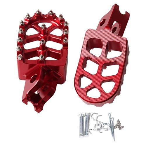 �t�b�g�y�O �t�b�g�y�O �y�_���A�N�Z�T���[ �ɓK������z���_ CRF250L CRF250M 2012-2018 2017 2016 2015 2014 2013 �o�C�N�p�y�_�����X�g(Red)