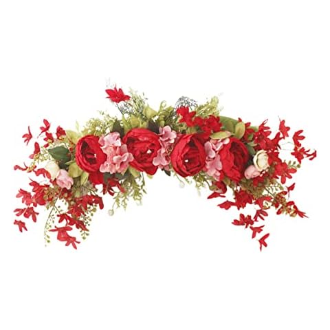 belupai Artificial Rose Flower Swag Cover