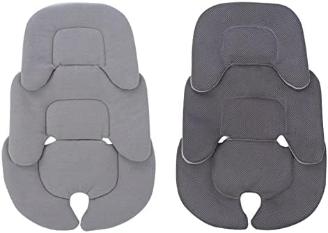 Pram Liner Universal Seat Liner Seat Cushion for Pushchair Stroller Baby Highchair Car Seat Insert Pad Soft Cosy Infant Newborn Reversible for Buggy Bassinet
