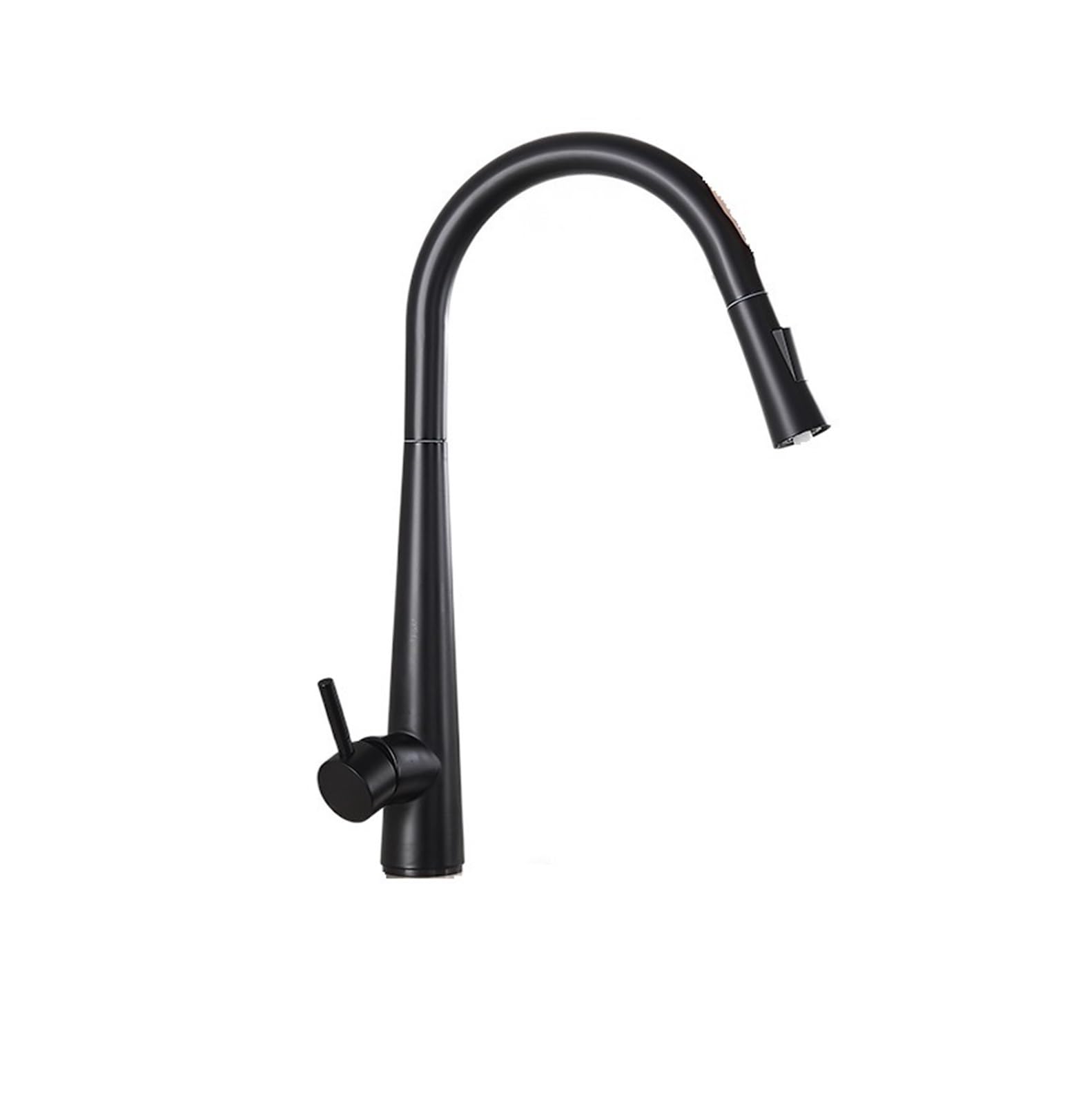 HADECOLL Pull-Out Faucet Sensor Kitchen Faucet Intelligent Touch Inductive Sensitive Faucet Mixer Water Tap Single Handledual Outlet Water Easy To Install,Black-A