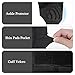 Linkidea Kids Soccer Shin Guard Socks with Ankle Protector, Youth Football Shin Pad Sleeve with Ankle Guard Pad (Black/Size L)
