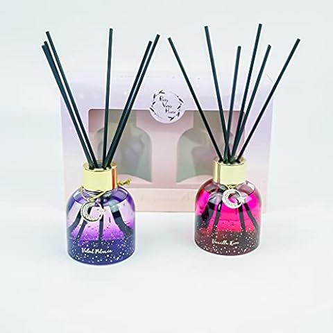 Pretty Valley Home Reed Fragrance Diffuser Combo Velvet Petunia & Vanilla Kiss 90ml x2 Cover
