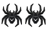 2pcs Custom New Spider Emblems 3D Fender Rear Door Badges Sticker Replacement for F-150 Silverado Si