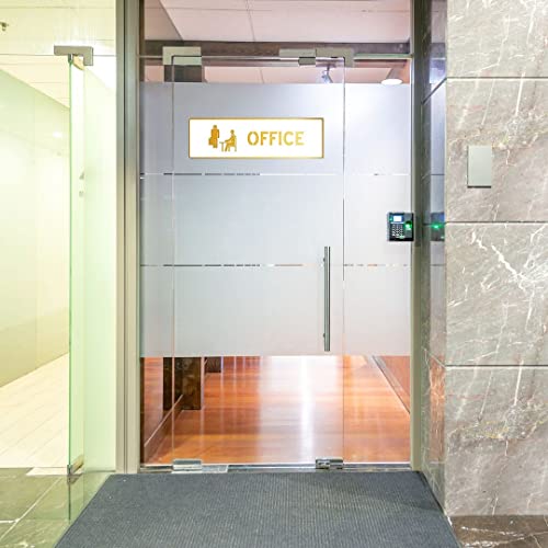Image of CVANU 1pc Office Acrylic Sign Board for Office /Business /Hospital Sign SelfAdhesive Board c34