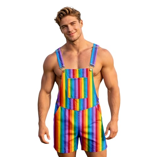 Mono corto con tirantes de hombre ideal para playa y fiestas