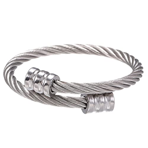 Voiakiu Bracelet Crainoc Titaniumion Osimium, Bracelet de Drainage lymphatique, Bracelet Titanium ION Osimium, Bracelet réglable Ouvert Titanium ION, Cadeau pour Noël, Nouvel an, Thanksgiving Cover