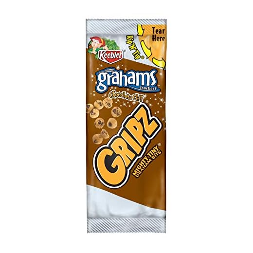 Keebler Grahams Crackers, Gripz Chocolate Chip, 0.95 Ounce / 150 ct