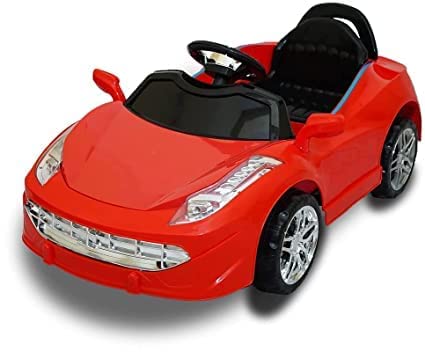 Letzride Electric Car with Double Motor, Lights, Bluetooth Remote and Double Battery Operated Ride on Car for Kids of Age 1 to 2.5 Years - Red (B0B7MV95G6) Amazon Price History, Amazon Price Tracker