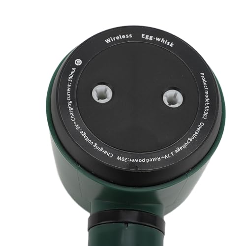 Batidora de huevos portátil de acero inoxidable con batería recargable USB 8