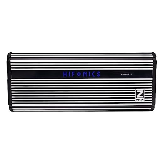 Hifonics ZRX3216.1DV2 Zeus ZRX V2 Compact 3200 Watt Super D-Class Mono Block Amplifier