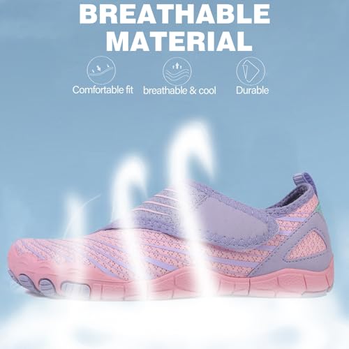 Image of Hike Barefoot Shoes Women Men Pro Water Footwear Wide Toe Box Non-Slip Unisex Athletic Outdoor Running Shoes