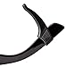 VIEEL 5 Pairs Eyeglass Ear Grip Hooks , Anti-slip Soft Silicone Temple Tips Sleeve Retainer For Eyeglass Sunglasses, Perfect Fit - Prevents Your Glasses from Slipping Off (Black)
