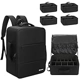 Relavel Make-up Rucksack XL, Profi Reise Make-up Koffer Set für...
