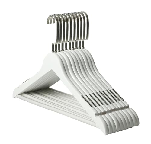 Perchas Madera Blanca Marca YGMNQAL